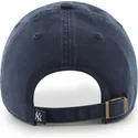 lippikset-kaareva-laivastonsininen-saadettava-nauha-clean-up-new-york-yankees-mlb-47-brand