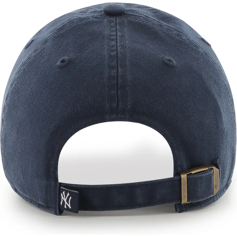lippikset-kaareva-laivastonsininen-saadettava-nauha-clean-up-new-york-yankees-mlb-47-brand lippikset-kaareva-laivastonsininen-saadettava-nauha-clean-up-new-york-yankees-mlb-47-brand