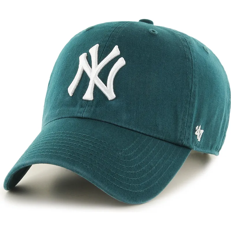 lippikset-kaareva-vihrea-saadettava-nauha-clean-up-pacific-green-new-york-yankees-mlb-47-brand lippikset-kaareva-vihrea-saadettava-nauha-clean-up-pacific-green-new-york-yankees-mlb-47-brand