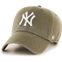 lippikset-kaareva-vihrea-saadettava-nauha-clean-up-sandalwood-new-york-yankees-mlb-47-brand