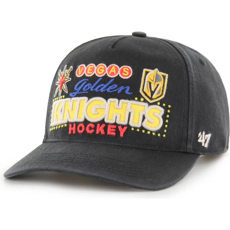 lippikset-kaareva-musta-snapback-hitch-rf-charlton-vegas-golden-knights-nhl-47-brand