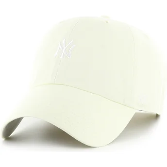 Lippikset kaareva keltainen säädettävä nauha claro Clean Up Base Runner New York Yankees MLB 47 Brand