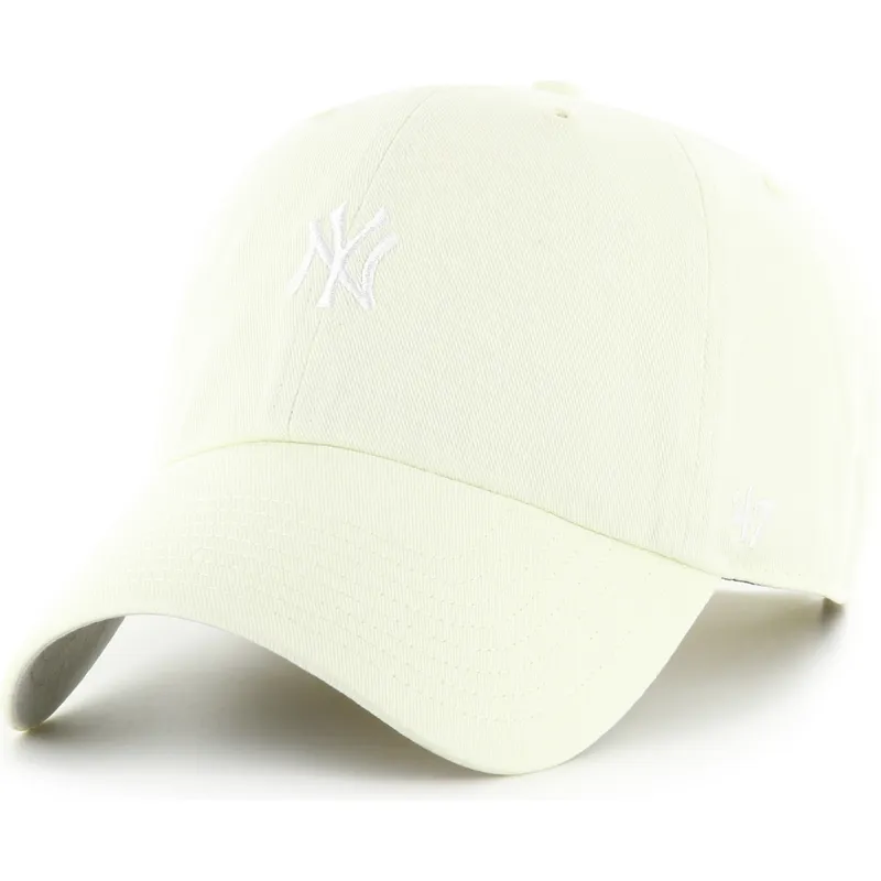 lippikset-kaareva-keltainen-saadettava-nauha-clean-up-base-runner-new-york-yankees-mlb-47-brand