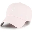 cap-kaareva-pink-adjustable-strap-claro-clean-up-base-runner-new-york-yankees-mlb-47-brand