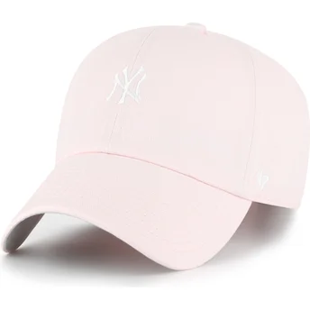 Cap kaareva pink adjustable strap claro Clean Up Base Runner New York Yankees MLB 47 Brand
