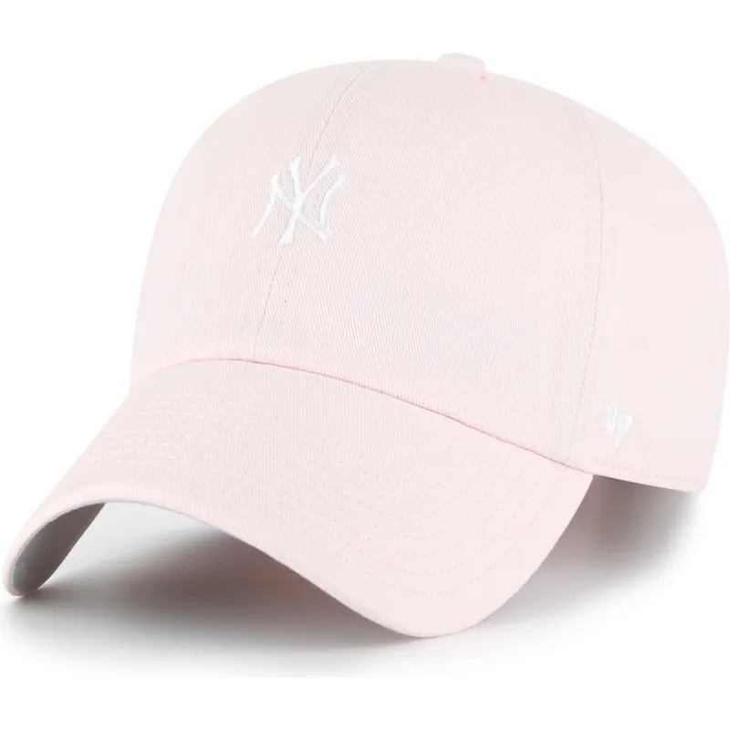 cap-kaareva-pink-adjustable-strap-claro-clean-up-base-runner-new-york-yankees-mlb-47-brand cap-kaareva-pink-adjustable-strap-claro-clean-up-base-runner-new-york-yankees-mlb-47-brand