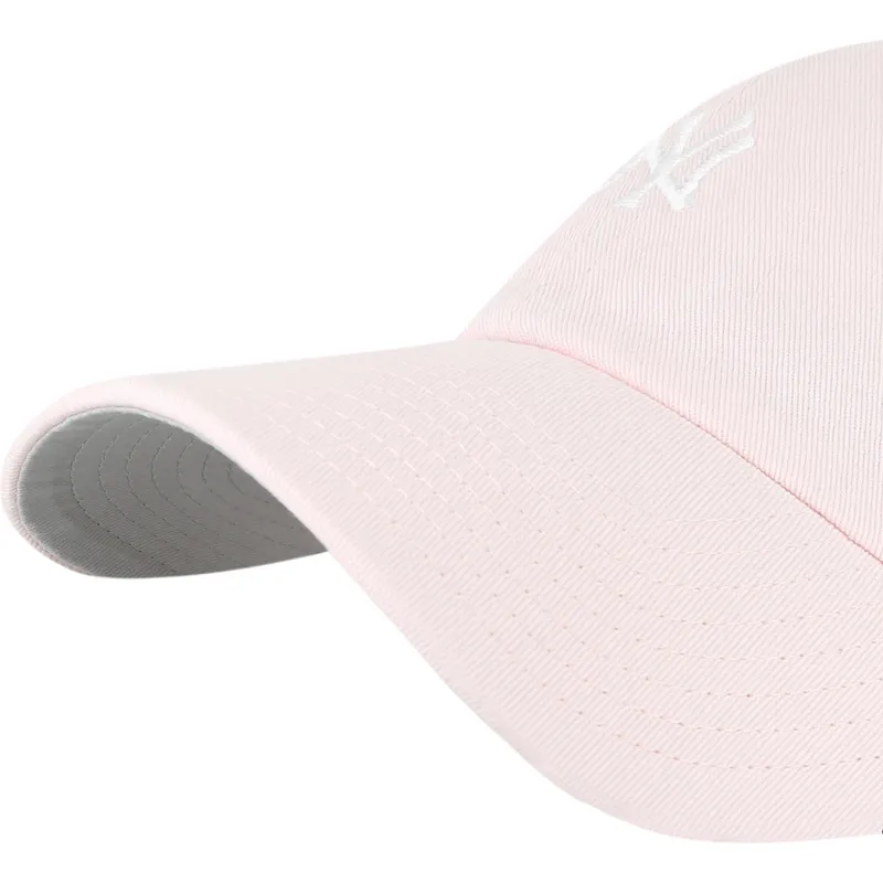 cap-kaareva-pink-adjustable-strap-claro-clean-up-base-runner-new-york-yankees-mlb-47-brand cap-kaareva-pink-adjustable-strap-claro-clean-up-base-runner-new-york-yankees-mlb-47-brand