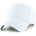 47-brand-curved-brim-clean-up-base-runner-new-york-yankees-mlb-light-blue-adjustable-cap