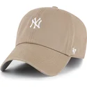 lippikset-kaareva-ruskea-saadettava-nauha-clean-up-base-runner-new-york-yankees-mlb-47-brand