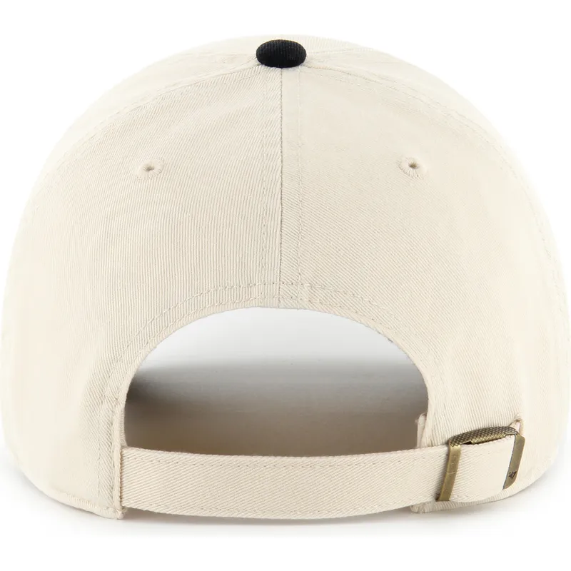 lippikset-kaareva-beige-saadettava-nauha-clean-up-two-tone-no-loop-label-new-york-yankees-mlb-47-brand