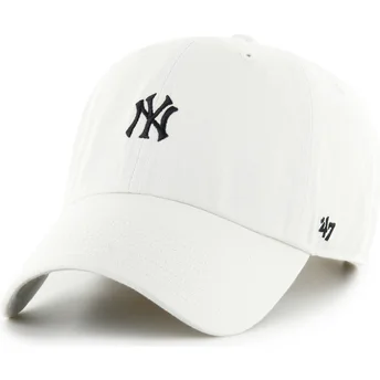 Lippikset kaareva beige säädettävä nauha Clean Up Base Runner New York Yankees MLB 47 Brand