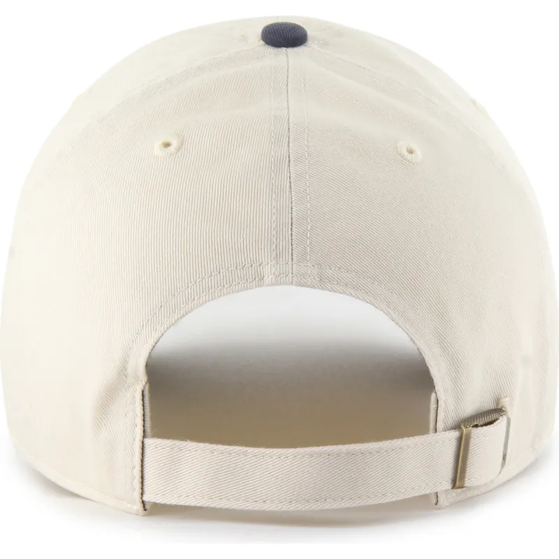 lippikset-kaareva-beige-saadettava-nauha-clean-up-two-tone-no-loop-label-new-york-yankees-mlb-47-brand