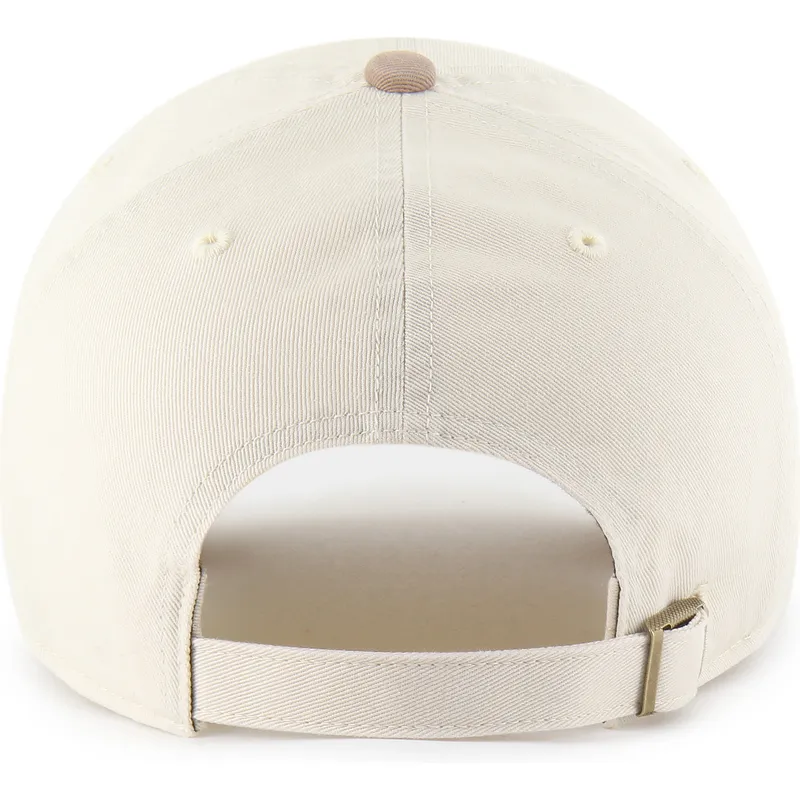 lippikset-kaareva-beige-saadettava-nauha-clean-up-two-tone-no-loop-label-new-york-yankees-mlb-47-brand