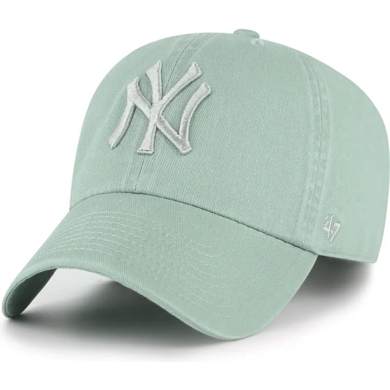 lippikset-kaareva-vihrea-saadettava-nauha-clean-up-no-loop-label-new-york-yankees-mlb-47-brand lippikset-kaareva-vihrea-saadettava-nauha-clean-up-no-loop-label-new-york-yankees-mlb-47-brand