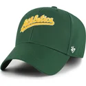 lippikset-kaareva-vihrea-saadettava-nauha-mvp-ballpark-script-shot-oakland-athletics-mlb-47-brand