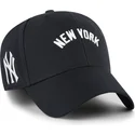 lippikset-kaareva-laivastonsininen-saadettava-nauha-mvp-ballpark-script-shot-new-york-yankees-mlb-47-brand