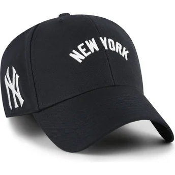 Cap kaareva navy blue adjustable strap MVP Ballpark Script Shot New York Yankees MLB 47 Brand