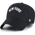 lippikset-kaareva-laivastonsininen-saadettava-nauha-mvp-ballpark-script-shot-new-york-yankees-mlb-47-brand