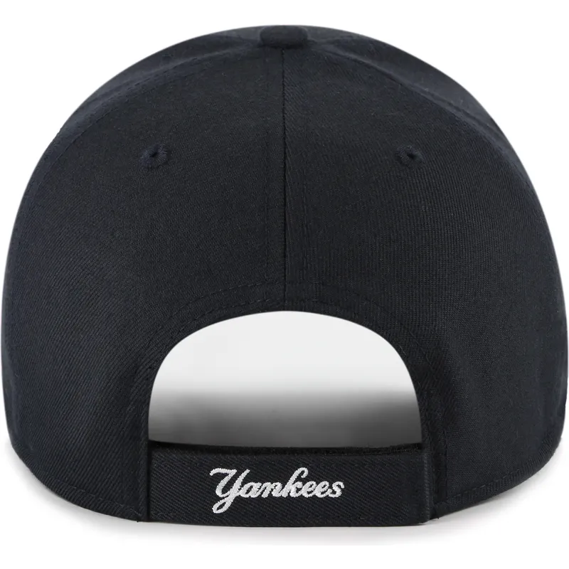 lippikset-kaareva-laivastonsininen-saadettava-nauha-mvp-ballpark-script-shot-new-york-yankees-mlb-47-brand