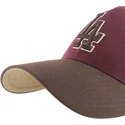 lippikset-kaareva-punainen-snapback-mvp-dt-sure-shot-two-tone-cotton-los-angeles-dodgers-mlb-47-brand