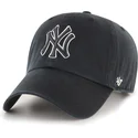 cap-kaareva-black-adjustable-strap-clean-up-no-loop-label-new-york-yankees-mlb-47-brand