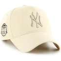 cap-kaareva-beige-snapback-mvp-dt-sure-shot-two-tone-cotton-new-york-yankees-mlb-47-brand