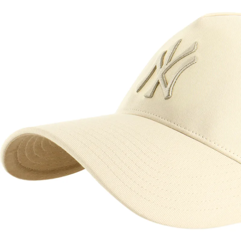 lippikset-kaareva-beige-snapback-mvp-dt-sure-shot-two-tone-cotton-new-york-yankees-mlb-47-brand