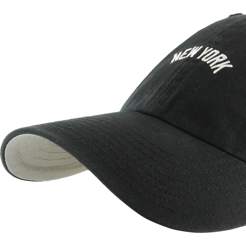 cap-kaareva-black-adjustable-strap-clean-up-base-runner-script-new-york-yankees-mlb-47-brand cap-kaareva-black-adjustable-strap-clean-up-base-runner-script-new-york-yankees-mlb-47-brand