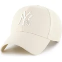 lippikset-kaareva-beige-snapback-mvp-new-york-yankees-mlb-47-brand