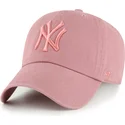 lippikset-kaareva-vaaleanpunainen-saadettava-nauha-clean-up-new-york-yankees-mlb-47-brand
