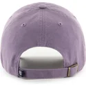 47-brand-curved-brim-purple-logo-clean-up-iris-new-york-yankees-mlb-purple-adjustable-cap