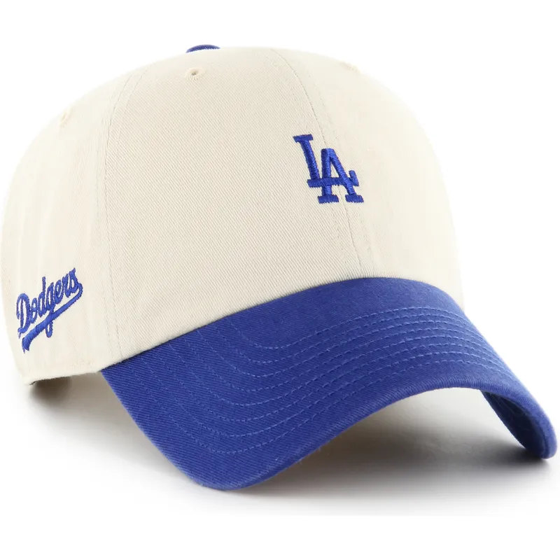 cap-kaareva-beige-adjustable-strap-clean-up-base-runner-sure-shot-two-tone-los-angeles-dodgers-mlb-47-brand cap-kaareva-beige-adjustable-strap-clean-up-base-runner-sure-shot-two-tone-los-angeles-dodgers-mlb-47-brand