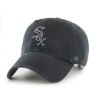 lippikset-kaareva-musta-saadettava-nauha-clean-up-chicago-white-sox-mlb-47-brand