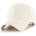 lippikset-kaareva-beige-snapback-mvp-natural-new-york-yankees-mlb-47-brand