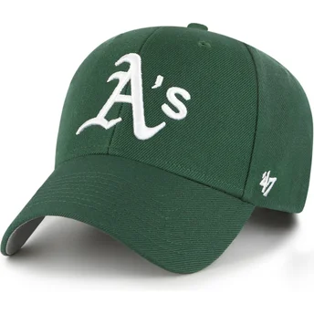 Lippikset kaareva vihreä säädettävä nauha MVP Oakland Athletics MLB 47 Brand