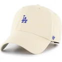 cap-kaareva-beige-adjustable-strap-clean-up-base-runner-los-angeles-dodgers-mlb-47-brand