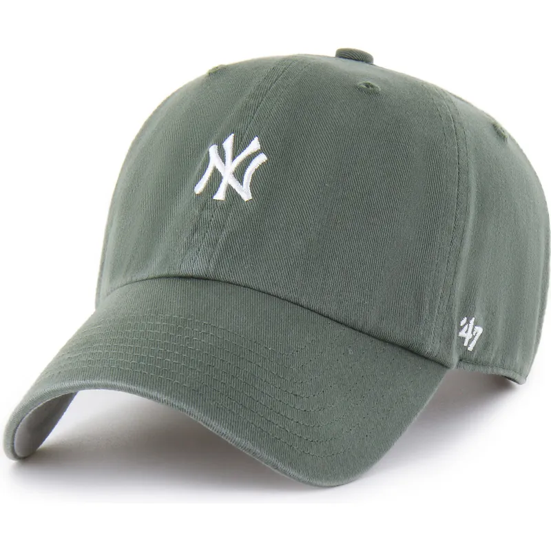 lippikset-kaareva-vihrea-saadettava-nauha-clean-up-base-runner-new-york-yankees-mlb-47-brand lippikset-kaareva-vihrea-saadettava-nauha-clean-up-base-runner-new-york-yankees-mlb-47-brand