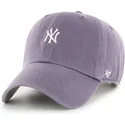 cap-kaareva-violet-adjustable-strap-clean-up-base-runner-iris-new-york-yankees-mlb-47-brand