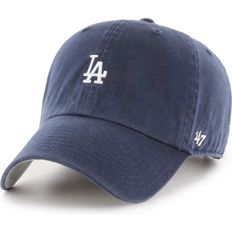 lippikset-kaareva-laivastonsininen-saadettava-nauha-clean-up-base-runner-los-angeles-dodgers-mlb-47-brand