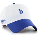 cap-kaareva-white-adjustable-strap-clean-up-vista-mini-two-tone-los-angeles-dodgers-mlb-47-brand