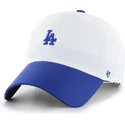 cap-kaareva-white-adjustable-strap-clean-up-vista-mini-two-tone-los-angeles-dodgers-mlb-47-brand
