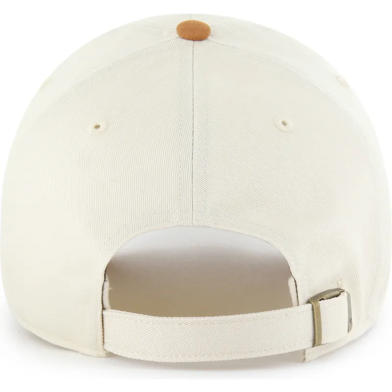 lippikset-kaareva-beige-saadettava-nauha-clean-up-mini-script-suede-visor-boston-red-sox-mlb-47-brand