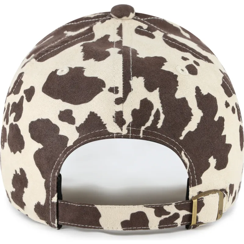 lippikset-kaareva-ruskea-saadettava-nauha-clean-up-bessie-new-york-yankees-mlb-47-brand