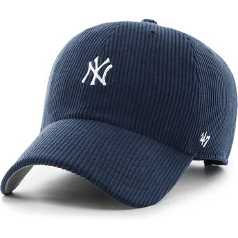 Lippikset kaareva laivastonsininen säädettävä nauha Clean Up Cord Base Runner New York Yankees MLB 47 Brand