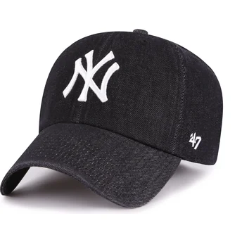 Cap kaareva black adjustable strap Clean Up Lennon New York Yankees MLB 47 Brand