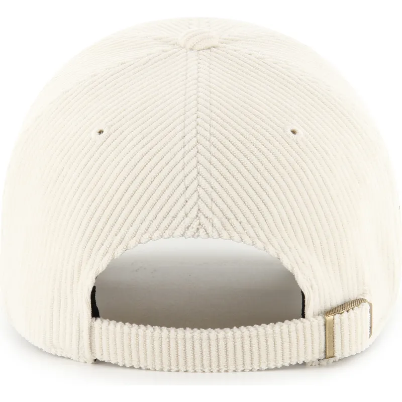 cap-kaareva-beige-adjustable-strap-clean-up-cord-base-runner-new-york-yankees-mlb-47-brand