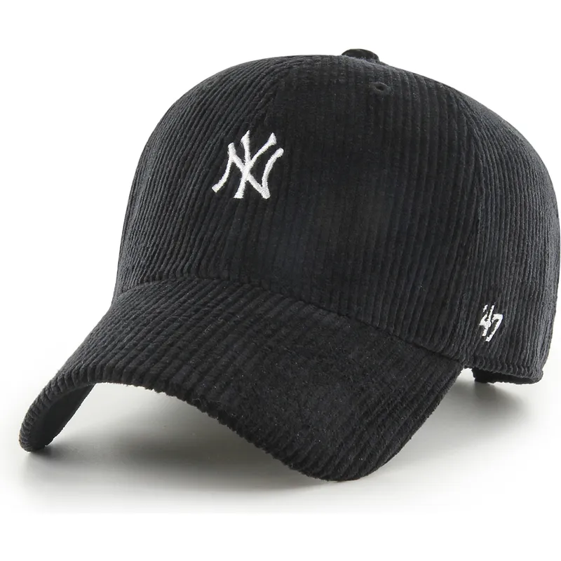 lippikset-kaareva-musta-saadettava-nauha-clean-up-cord-base-runner-new-york-yankees-mlb-47-brand lippikset-kaareva-musta-saadettava-nauha-clean-up-cord-base-runner-new-york-yankees-mlb-47-brand