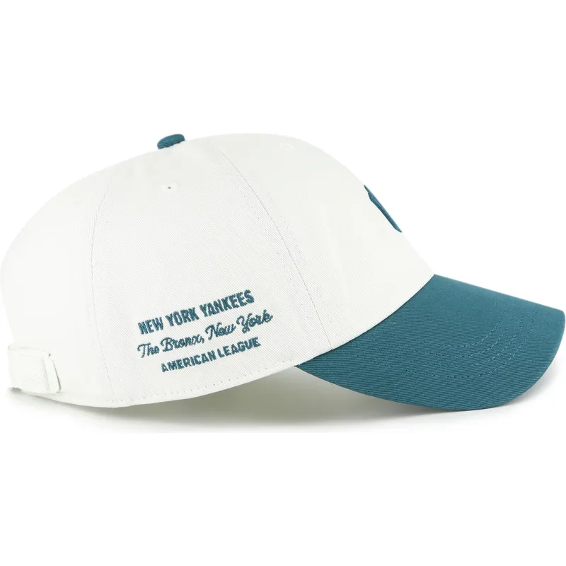cap-kaareva-beige-adjustable-strap-clean-up-contemporary-two-tone-new-york-yankees-mlb-47-brand cap-kaareva-beige-adjustable-strap-clean-up-contemporary-two-tone-new-york-yankees-mlb-47-brand