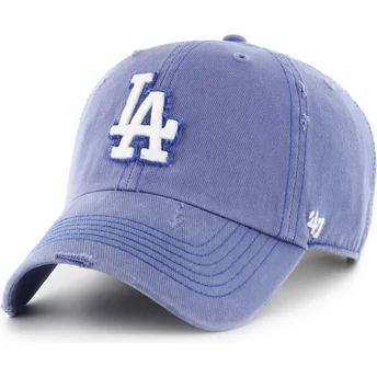 Lippikset kaareva sininen säädettävä nauha Clean Up Weathered Thrift Los Angeles Dodgers MLB 47 Brand