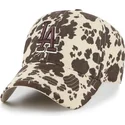 lippikset-kaareva-ruskea-saadettava-nauha-clean-up-bessie-los-angeles-dodgers-mlb-47-brand